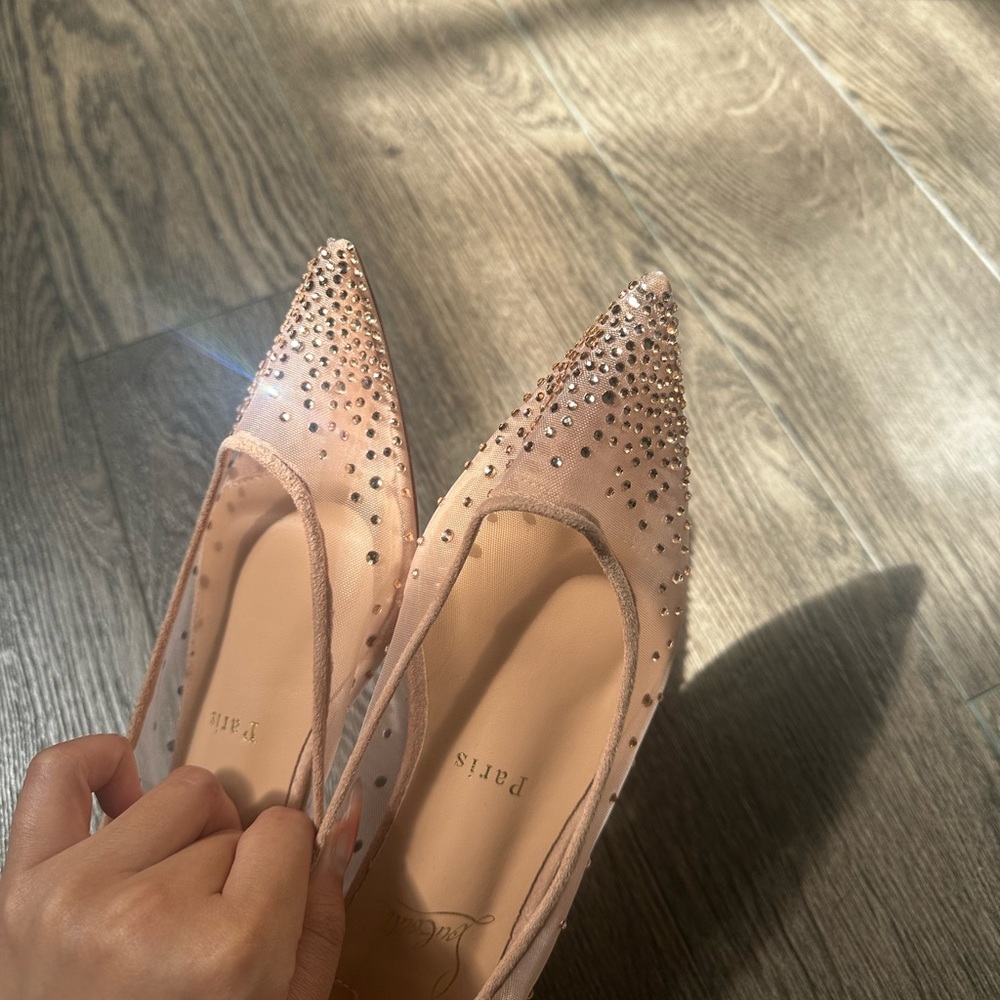 Shining Rhinestone Shoes,Flat - Picture 2 of 4